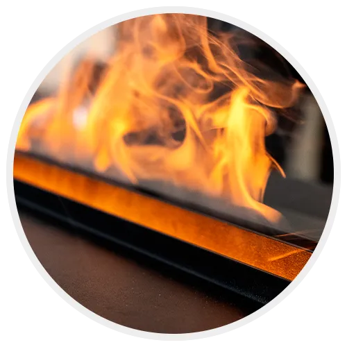 Water vapour flame