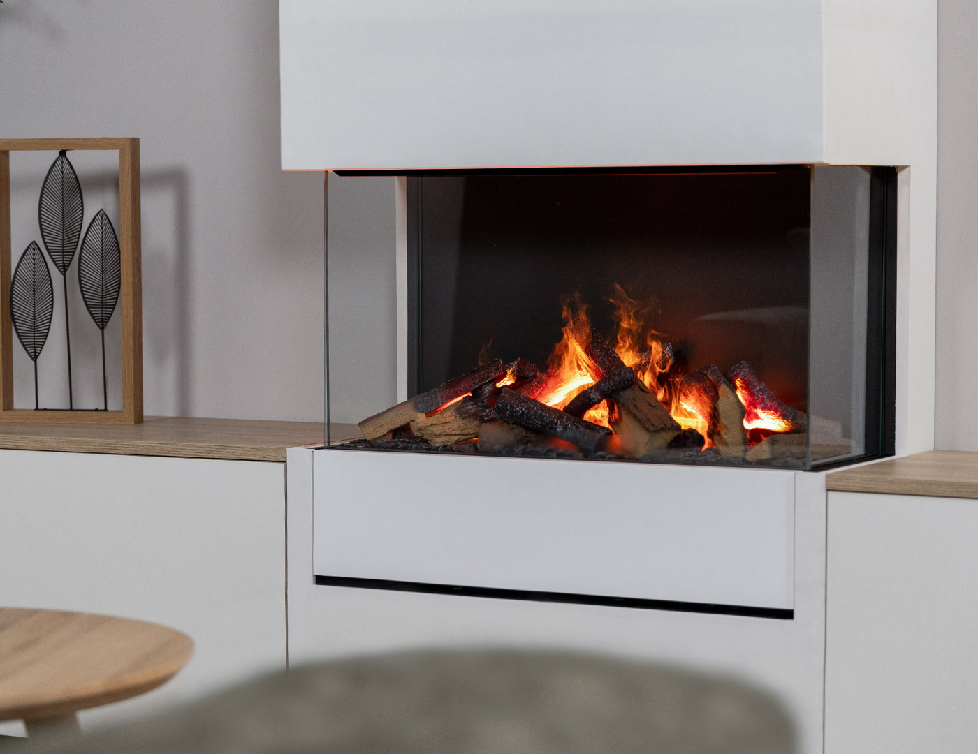 Dimplex 3-step water vapour build-in fireplacce