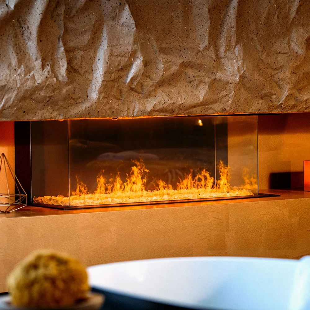 Faber e-Matrix Linear 1050-400 III - Water Vapour Fireplace