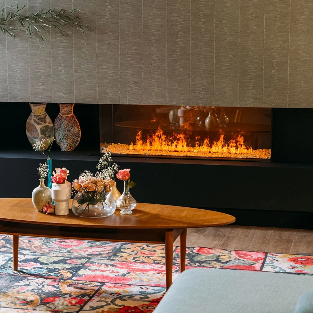 Faber e-Matrix Linear 1300-400 II - Water Vapour Fireplace