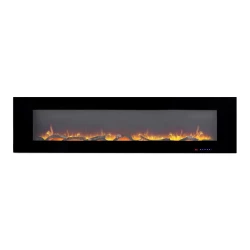 Azurite 91 cm - Wall-mounted electric fireplace from ScandiFlames Electric