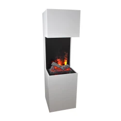 Beethoven Glow Fire Hybrid Fireplace