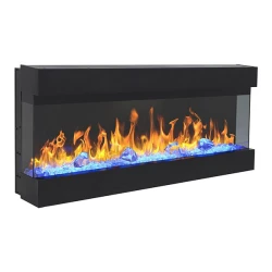 Isle Three-Sided Electric Fireplace