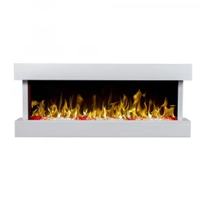 Norfolk Electric Fireplace for Wall in White
