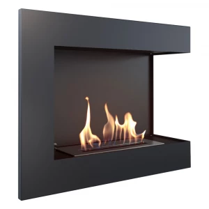 Corner bio fireplace 60 cm (right)