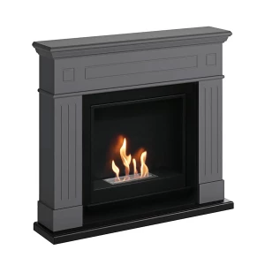  Lønstrup Grey Bioethanol Fireplace in Minimalist Design for Modern Homes