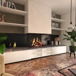 Virtuo 80/3 Electric 3-sided fireplace 