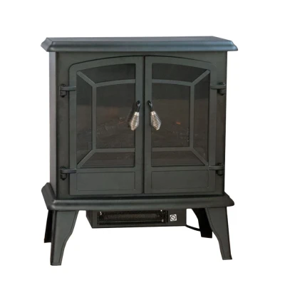 Electric fireplace with heater Electric Fireplace with Stove-Style Design
