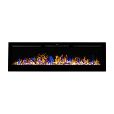 Merseyside Black Electric Fireplace