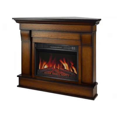 Artiflame Albion Corner AF23S Oak Antique Electric Fireplace ArtiFlame Albion Corner antique oak electric fireplace suite with insert