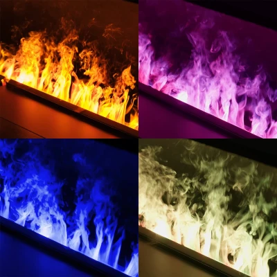 Dimplex Albany optimyst fireplace insert with multicoloured water vapour flames