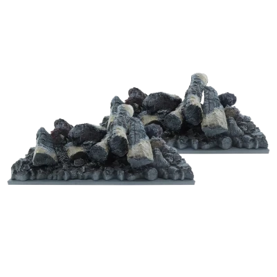 Dimplex Cassette 1000 Logs decoration - Two sets of 500mm logs