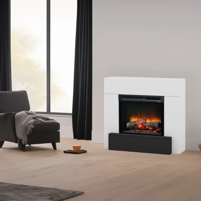 Dimplex Vigor Optiflame Electric Fireplace suite