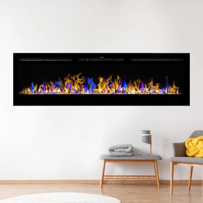 Merseyside Black Electric Fireplace