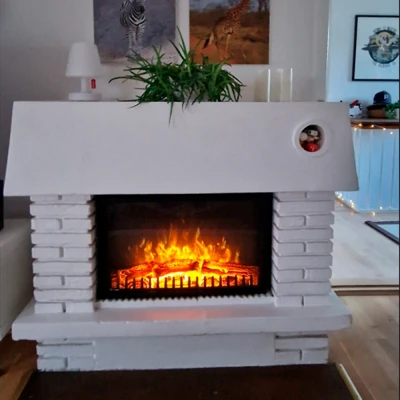 Led Classic Electric Fireplace for Built-in - 67 cm. Led Classic Electric Fireplace for Built-in - 67 cm.