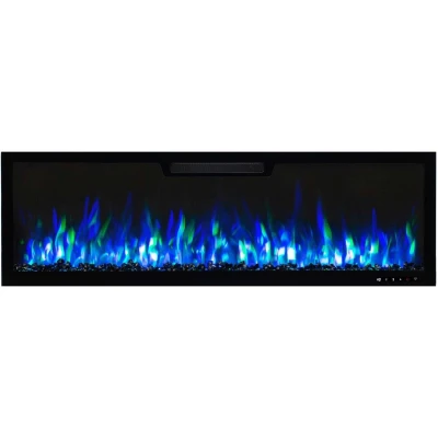 Aflamo Elite 127 cm black wall-mounted electric fireplace