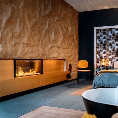 Faber e-MatriX Linear 1050-400 I Faber e-MatriX Linear 1050-400 I Wide and Narrow Water Vapour Fireplace