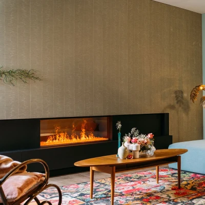 Faber e-MatriX Linear 1300-400 I Faber e-MatriX Linear 1300-400 I Wide and Narrow Water Vapour Fireplace