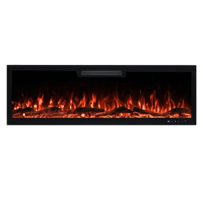 Elite Electric Built-In Fireplace | Sleek Design | LED Flame & Smart Control