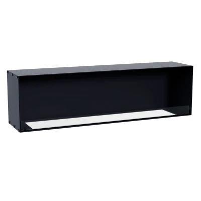 Foco Myst One 1800 – Built-in hybrid fireplace with front glass Foco Myst One 1800 – Hybrid fireplace with one open side and Opti-Myst technology