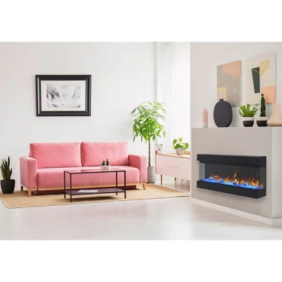 Imperial Three-Sided Electric Fireplace