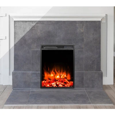 Professional electric fireplace LED 45 for wall mounting
