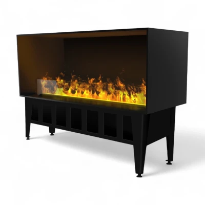 Incanto 1000 Built-in Water Vapour Fireplace | Buy Magic-Fire Here Incanto 1000 built-in water vapour fireplace by Magic-Fire with black steel housing