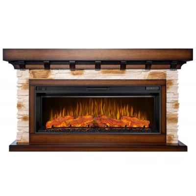 Artiflame Ludwig AF42 Electric Fireplace in Oak Antique