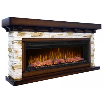Artiflame Ludwig AF50 Elegant Electric Fireplace Oak Antique Artiflame Ludwig AF50 Electric Fireplace in Oak Antique