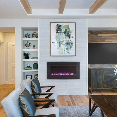 Napoleon Allure Phantom electric fireplace for mounting on the wall