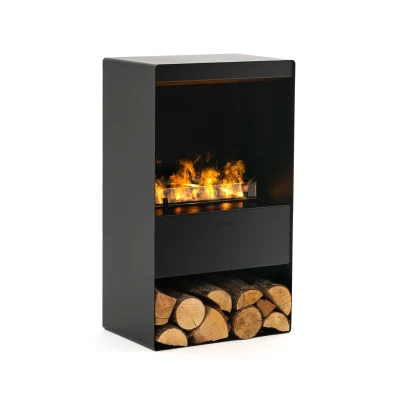 Planika Fires Steamy Water Vapour Opti-myst Fireplace in Black