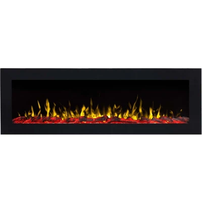 Aflamo Pride 166 cm wall-mounted electric fireplace with LED flames