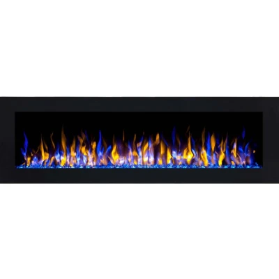 Aflamo Pride 178 cm wall-mounted electric fireplace with LED flame display