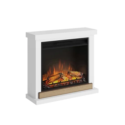 Hagen Fireplace - White Freestanding Electric Fireplace