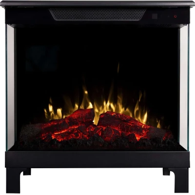 Aflamo Tower 3D 56 cm black 3-sided freestanding electric fireplace