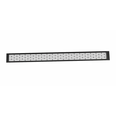 Ventilation Grill Black - 100x9 cm - Ventilation Area 450 cm² Black Ventilation Grill - 100x9 cm with a Ventilation Area of 450 cm²