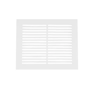 White Ventilation Grill - 25x20.5 cm with a Ventilation Area of 210 cm²
