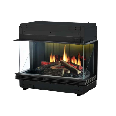 Vista 70 III Electric Fireplace | Shop Here Vista 70 III electric fireplace in black finish