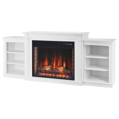 Artiflame Vogue AF28S Electric Fireplace in White Bianco