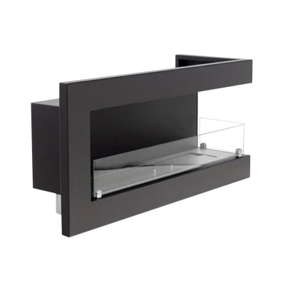 Built-In Right-facing Corner Bio Fireplace 85 cm Built-In Right-facing Corner Bio Fireplace 85 cm