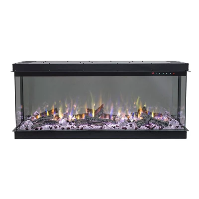Superb 33 Electric Fireplace – Wall-Mounted with 5 Colour Adjustable LED Flames