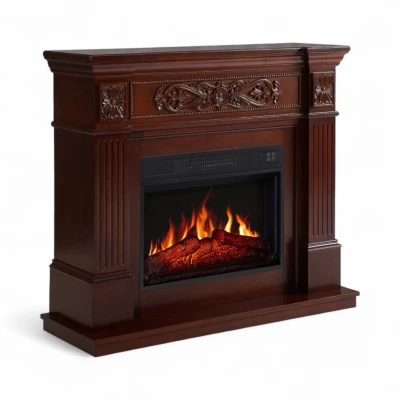 Toscana AF23S Electric Fireplace – Brown | Buy ArtiFlame Fireplaces Here Toscana AF23S Electric Fireplace - Brown