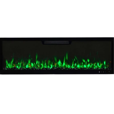 Aflamo Elite 153 cm black wall-mounted electric fireplace