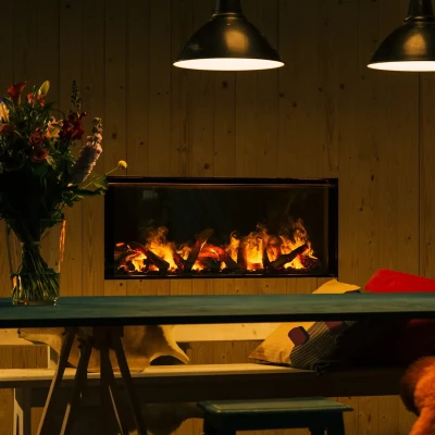 Faber e-BoX 1000-450 I water vapour opti-myst fireplace