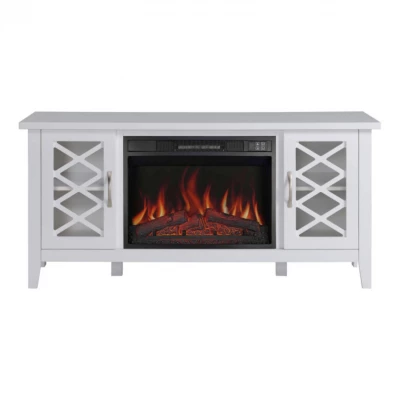 Artiflame Odessa AF23S Electric Fireplace in White Artiflame Odessa AF23S Electric Fireplace in White