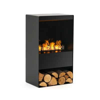 Planika Fires Steamy Water Vapour Opti-myst Fireplace in Black