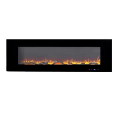 Azurite 152 cm - Wall-Mounted Electric Fireplace by ScandiFlames Electric