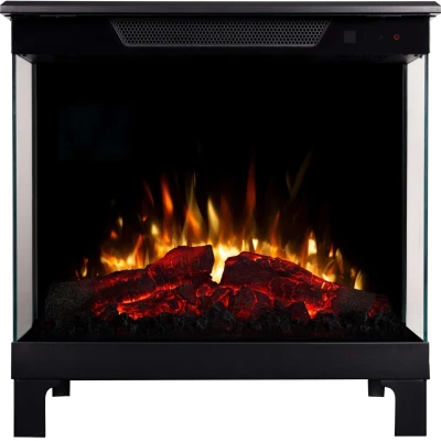 Aflamo Tower 3D 71 cm black 3-sided freestanding electric fireplace