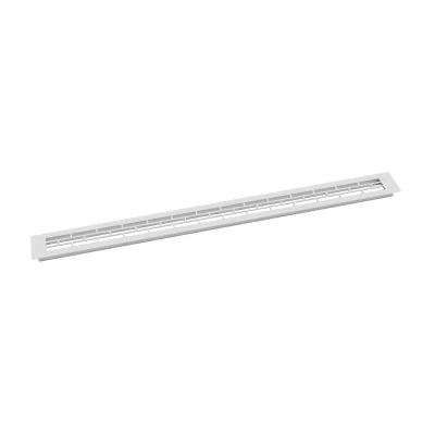 Ventilation Grille 80x6.5 cm - Air Opening 210 cm² - White White Ventilation Grille - 80x6.5 cm - 210 cm²