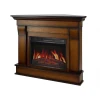 ArtiFlame Albion Corner antique oak electric fireplace suite with insert